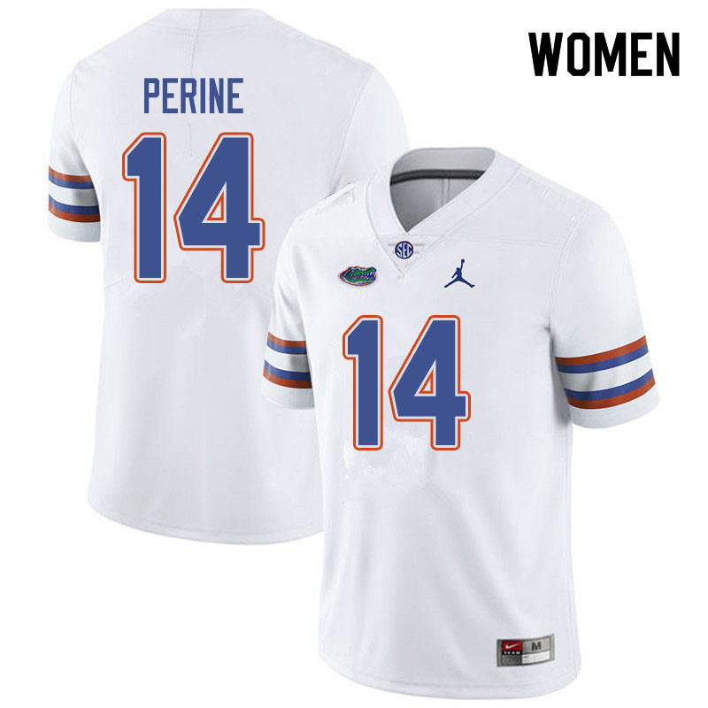 Jordan Brand Women #14 Lucas Krull Florida Gators College Football Jerseys Sale-White